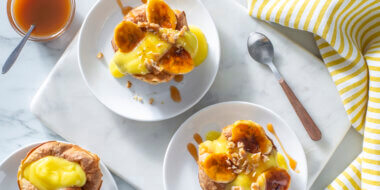 Bananas Foster Yorkshire Pudding Cups