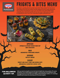 Frights & Bites Menu