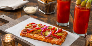 Pulled Pork Cuban Pizza