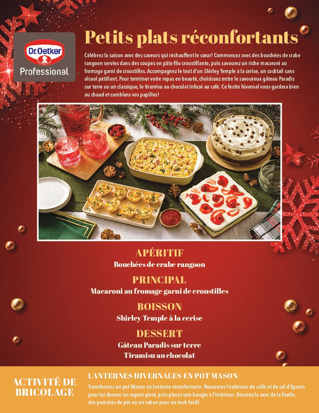 Petits plats réconfortants