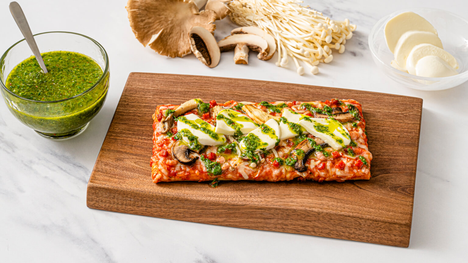 Pizza Aux Champignons R tis Chimichurri Et Mozzarella Dr Oetker pizza-aux-champignons-r-tis-chimichurri-et-mozzarella-dr-oetker