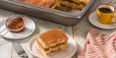 Tiramisu au mousse chocolat blanc